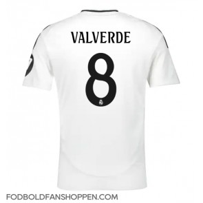 Real Madrid Federico Valverde #8 Hjemmebanetrøje 2024-25 Kortærmet